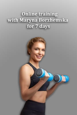 Дивитися Online training with Maryna Borzhemska for 7 days онлайн