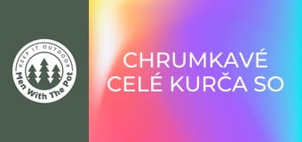 Chrumkavé celé kurča so zemiakmi a zeleninou Chrumkavé celé kurča so zemiakmi a zeleninou