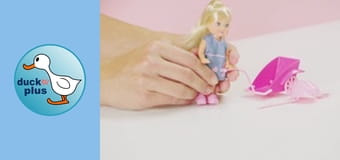 The World of Toys - Girl riding a bike The World of Toys - Girl riding a bike