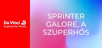 Sprinter Galore, a szuperhős - Nyomozók bevetésen Sprinter Galore, a szuperhős - Nyomozók bevetésen