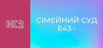 Сімейний суд E43 - Нерідний тато