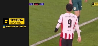 Футбол. Чемпіонат Нідерландів. ПСВ - ПЕК Зволле.