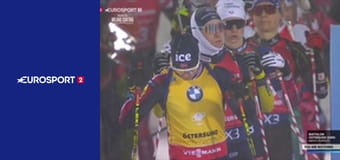 Биатлон. Кубок мира. Этап 1 в Эстерсунде, Швеция. Мужчины. Гонка преследования. 12,5 км. Прямая трансляция.