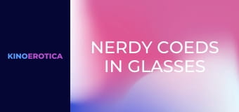 Nerdy Coeds In Glasses Take Big Black