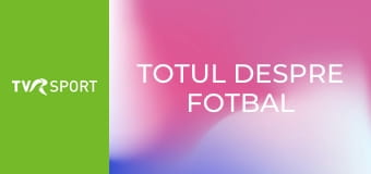 Totul despre fotbal Totul despre fotbal