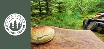 Wild Game Burgers in the Forest