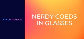Nerdy Coeds In Glasses Take Big Black