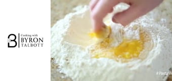 Fettuccini with Lemon Garlic Cream