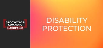 Disability protection
