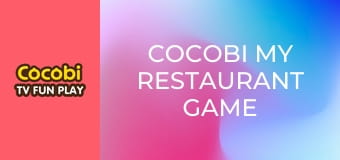Cocobi My Restaurant Game
