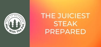 NAJŠŤAVNATEJŠÍ STEAK pripravený v prírode NAJŠŤAVNATEJŠÍ STEAK pripravený v prírode