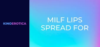 MILF Lips Spread For Big Black Shaft