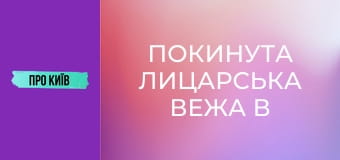 Покинута лицарська вежа в Голосіївському лісі в Києві. Що там приховано?