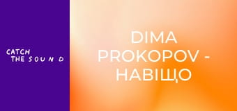 Dima PROKOPOV - Навіщо та любов (Official Music Video)