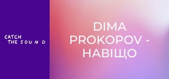 Dima PROKOPOV - Навіщо та любов (Official Music Video)