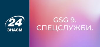 GSG 9. Спецслужби.