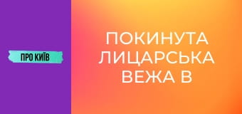 Покинута лицарська вежа в Голосіївському лісі в Києві. Що там приховано?