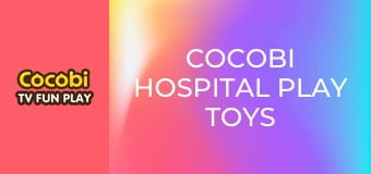 Cocobi Hospital Play Toys 2
