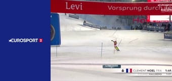 Горнолыжный спорт. Кубок мира. Этап в Леви, Финляндия. Мужчины. Слалом. 2-я попытка.