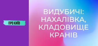 Видубичі: Нахалівка, кладовище кранів та гирло Либеді.