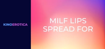 MILF Lips Spread For Big Black Shaft