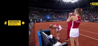 Теніс. Кубок Біллі Джин Кінг. Кваліфікація. Польща - Україна. Пари. Пряма трансляція.