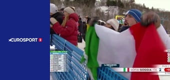 Горнолыжный спорт. Кубок мира. Этап в Тремблане, Канада. Женщины. Гигантский слалом. День 2. 2-я попытка.