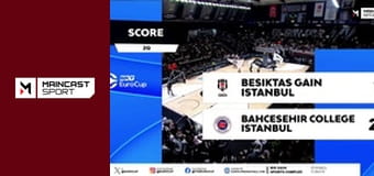 Баскетбол. Єврокубок. 1/2 фіналу. Бешикташ (Туреччина) - Бахчешехір Колежі (Туреччина). 1-й матч.