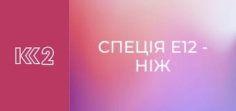 Спеція E12 - Ніж шефа