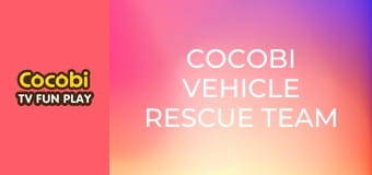 Cocobi Vehicle Rescue Team Toys 1