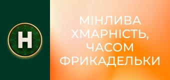 Мінлива хмарність, часом фрикадельки