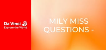Mily Miss Questions - Stop!