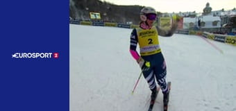 Горнолыжный спорт. Кубок мира. Этап в Тремблане, Канада. Женщины. Гигантский слалом. День 2. 1-я попытка.