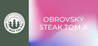 OBROVSKÝ steak Tom a Jerry vyprážaný na kameni OBROVSKÝ steak Tom a Jerry vyprážaný na kameni