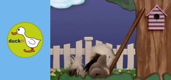 Margo and Felix - Climbing the rope