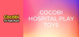 Cocobi Hospital Play Toys 1 Cocobi Hospital Play Toys 1
