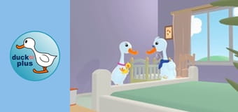 Ducky and Fluffy - Making Footprint