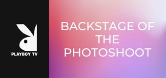 Backstage of the Photoshoot - Olya