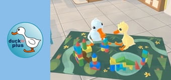 Ducky and Fluffy - Playtime with Fluffy