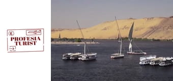 На ръба на язовирната стена в Асуан На ръба на язовирната стена в Асуан