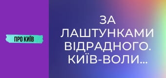 За лаштунками Відрадного. Київ-Волинський.