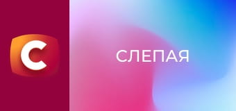 "Слепая". Вышитая судьба.