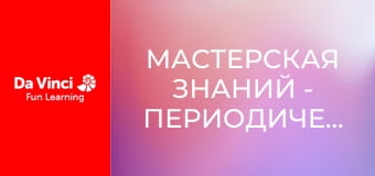 Мастерская знаний - Периодическая таблица