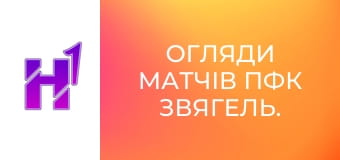 Огляди матчів ПФК Звягель.