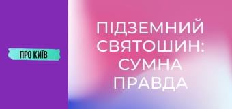 Підземний Святошин: сумна правда річки Нивка. Історія та факти.