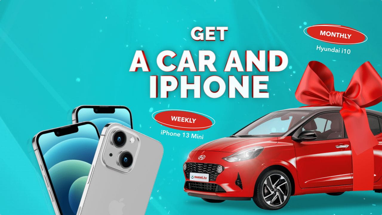 Win AUTO and iPhone from SWEET.TV