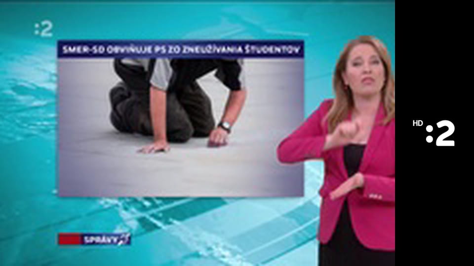 Správy v slovenskom posunkovom jazyku E316
