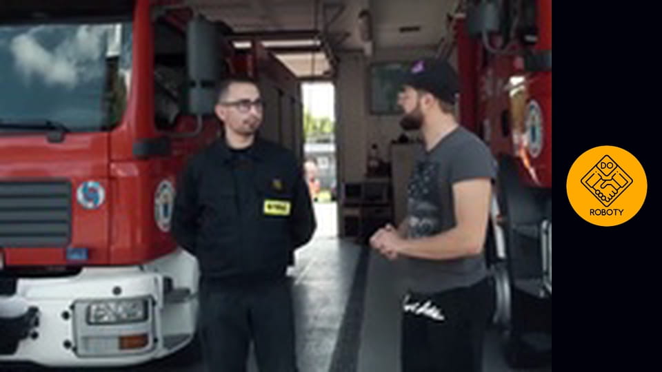 GASIŁEM PŁONĄCY GARAŻ