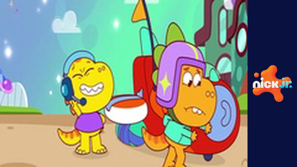 М/с "Тім Рекс у космосі", 1 сезон, 3 с. "Ракетні перегони / Магія / Батьки".