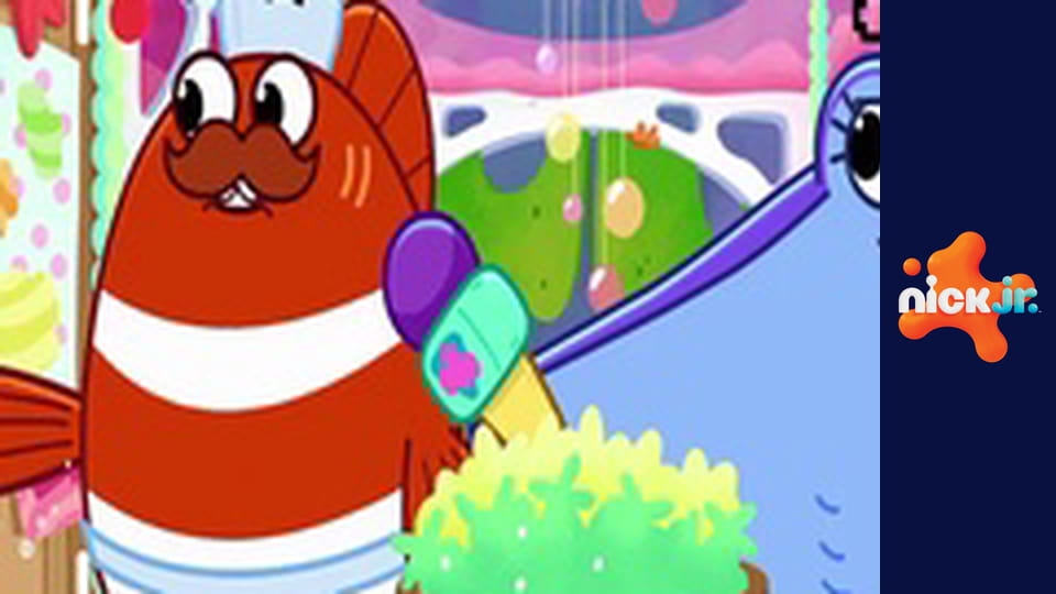 М/с "Большое шоу Акулёнка", 1 сезон, 18 с. "Уильям Скат: репортёр / Спать как Акулёнок".